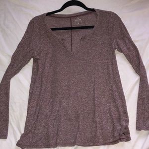 maroon hollister sweater